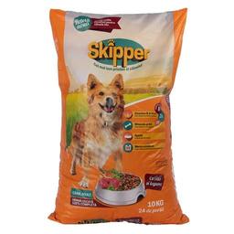 Сухой корм для собак Skipper, курица и говядина, 10 кг (101103)