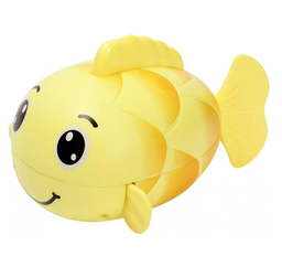 Игрушка для купания Lindo Рыбка, желтый (8366-46A)