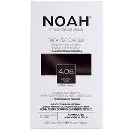 Фарба для волосся Noah Color, відтінок 4.06 (коричневий, кава), 140 мл (109784)