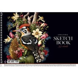 Альбом для рисования Star Дятел в цветах, 30 листов (PB-SC-030-472)