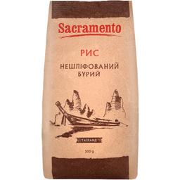 Рис Sacramento нешлифованный бурый, 500 г (832829)