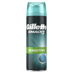 Гіпоалергенний гель для гоління Gillette Mach 3 Sensitive, 200 мл