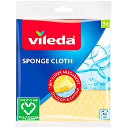 Серветки універсальні Vileda Allpurpose Cloth, 40х38 см, 3 шт. (4003790025419)