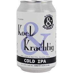 Пиво De Molen Koel&Krachtig Cold IPA, светлое, 7,1%, ж/б, 0,33 л