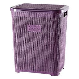 Корзина для белья Violet House Виолетта Plum, 45 л, фиолетовый (1007 Виолетта PLUM с/к 45 л)