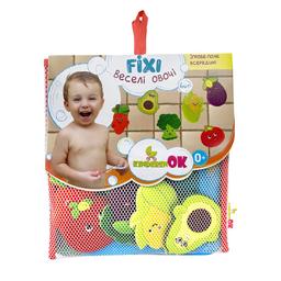 Набор игрушек для купания Kinderenok Fixi Веселые овощи (240221)