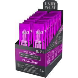 Ампулы-филлеры Lady Wow Ceralclinix ampoule для волос с керамидами, 240 мл (20 шт. по 15 мл)