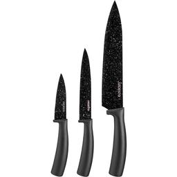 Набір ножів Ardesto Black Mars, 3 шт., чорний (AR2103BB)