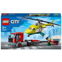 Конструктор LEGO City Грузовик для спасательного вертолета, 215 деталей (60343)