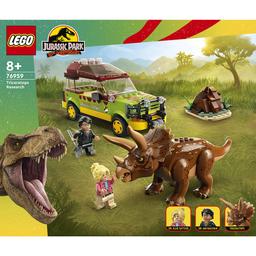 Конструктор LEGO Jurassic World Дослідження трицератопсів, 281 деталь (76959)