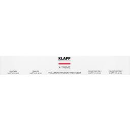 Набор Klapp X-Treme Hyaluron Infusion Treatment, peel/7ml + gel/5ml + cream/40ml + cream/40ml