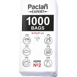 Пакеты фасовочные Paclan №2, 9х10х27 см, 1000 шт.