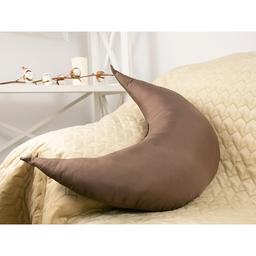 Подушка декоративная Руно Луна, фигурная, 45х30 см, шоколадная (312.52_Міcяць_Шоколадний)