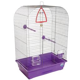Клетка для птиц Природа Аурика, 44x27x64, фиолетовая