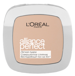 Компактная пудра для лица L’Oréal Paris Alliance Perfect, тон R2 Ванильно-розовый, 9 г (A5937505)