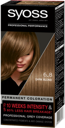 Стійка фарба для волосся Syoss, відтінок 6-8 (Темно Русявий), 115 мл