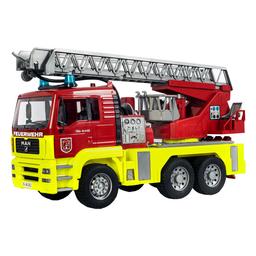 Пожежна машина Bruder MAN TGA, зі світло-звуковим модулем і шоломом (01760)