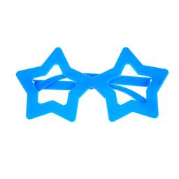 Очки карнавальные Offtop Звезды, голубой (870175)