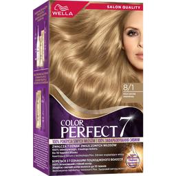 Стійка крем-фарба для волосся Wella Color Perfect 8/1 Попелястий блонд (4064666598383)