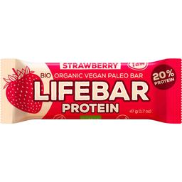 Батончик Lifefood Lifebar Protein полуниця органічний 47 г