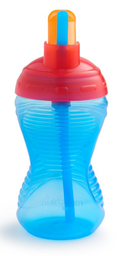 Пляшечка-непроливайка з трубочкою Munchkin Click Lock, 296 мл, блакитний (40523.01)