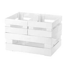 Набір ящиків для зберігання Guzzini, 3 предмети, білий (169502100)