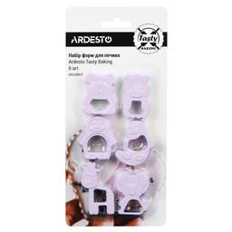 Набір форм для печива Ardesto Tasty baking, 6 шт, фіолетовий (AR2309LP)