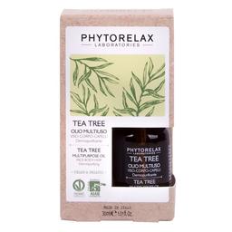Багатофункціональна олія Phytorelax Vegan&Organic Tea Tree SOS для обличчя, тіла та рук 30 мл (6022302)