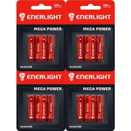 Батарейки Enerlight Mega Power AAА, 16 шт. (4 уп. по 4 шт.)
