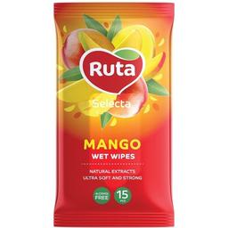 Влажные салфетки Ruta Selecta Mango, 15 шт.