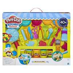 Ігровий набір пластиліну Hasbro Play-Doh Мега набір кухарів (C3094)