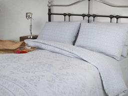 Комплект постельного белья Irya Emmy, евростандарт, светло-серый (svt-2000022265911)
