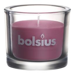 Свеча Bolsius в стекле, 9,2х8 см, темно-розовый (880393)