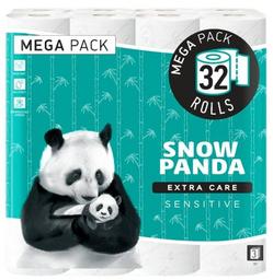 Туалетний папір Сніжна Панда Extra Care Sensitive, 32 рулони