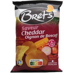 Чипсы Bret's со вкусом сыра чеддер и лука 125 г (801536)