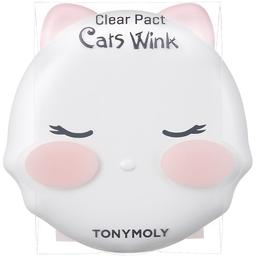 Пудра компактная Tony Moly Cats Wink Clear Pact Translucent, 11 г