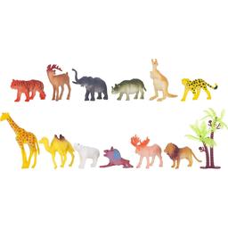 Набор игровых фигурок Dingua Дикие животные, 12 шт. (D0052)