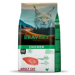 Сухий корм для котів Bravery Chicken Adult Cat, з куркою, 7 кг (7609 BR CHIC_7KG)