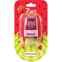 Блиск для губ 7 Days Candy shop Lip glosser Кавунові поцілунки тон 01 6 мл (4607154697917)