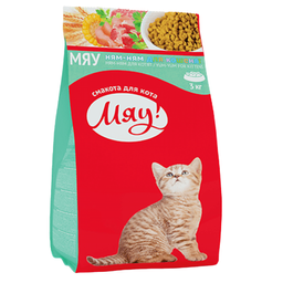 Сухой корм для котят Мяу, 3 кг (B1250005)