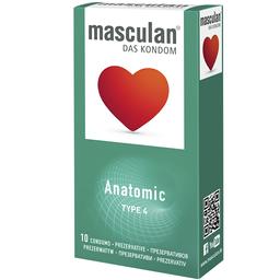 Презервативи Masculan Anatomic Тип 4 анатомічної форми 10 шт.