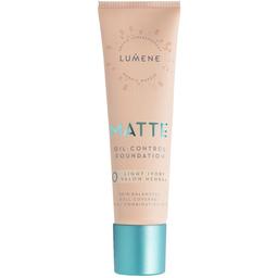 Тональна основа Lumene Matte Oil-control Foundation відтінок 0 (Light Ivory) 30 мл