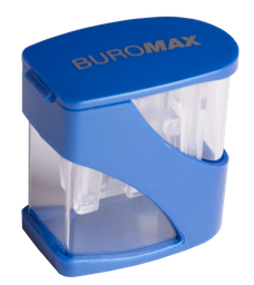 Точилка з контейнером Buromax Master Twist, синій (BM.4777-1)