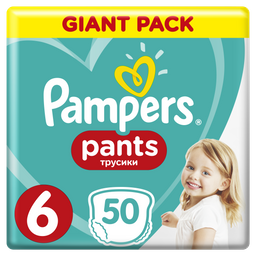 Підгузки-трусики Pampers Pants Extra Large 6 (15+ кг), 50 шт.