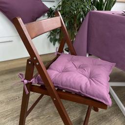 Подушка на стул Прованс, 40х40 см, violet (21422)