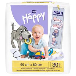 Одноразовые пеленки Bella Baby Happy, 60x60 см, 30 шт. (BB-091-6030-005)