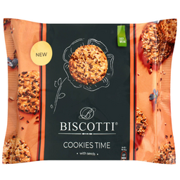 Печиво Biscotti Cookies time з насінням 150 г (800306)