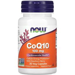 Коензим Q10 Now Cardiovascular Health 100 мг 30 капсул