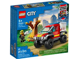 Конструктор LEGO City Пожарно-спасательный внедорожник, 97 деталей (60393)