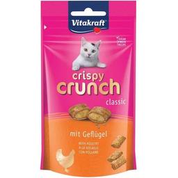 Лакомство для кошек Vitakraft Crispy Crunch подушечки с птицей, 60 г